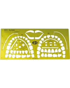 GKS System Schablone Englisch St
