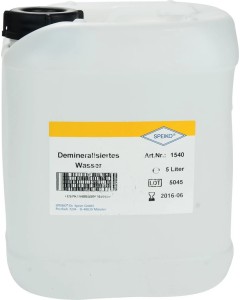 Demineralisiertes Wasser