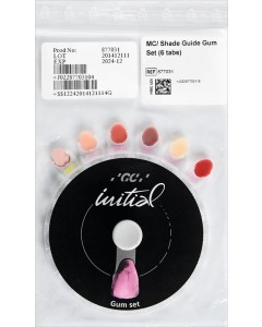 GC Initial Shade Guide GUM St