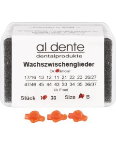 Wachseinzelteile Gr.A OK Prämolar