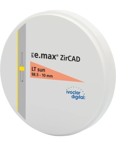 IPS e.max ZirCAD LT sun 98.5-10 St