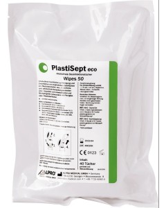 PlastiSept eco Wipes 50 Ktn 6x40