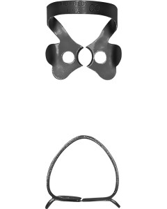 Kofferdam-Klammer 00 Black Line