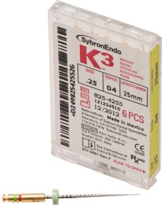 K3 NiTi-Feile Taper.04 25mm