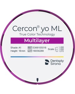 Cercon yo ML disk 98 A1 18mm St
