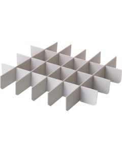 Trennwände grau 25,4x23x3,2cm Pa 10