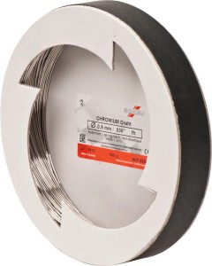 CHROMIUM-Draht 0,9mm federhart 500g