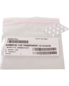 Capmix Gummifuß 11x5 transparent