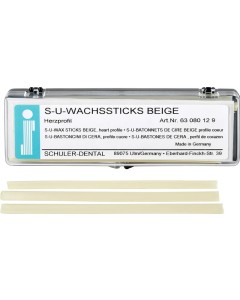 Wachs Sticks beige herz Pa 15