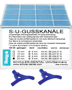 Gusskanäle gebogen lang 5mm Pa 100