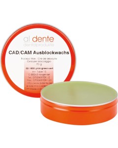 CAD/CAM Ausblockwachs grün Dose 70g