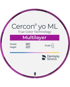 Cercon yo ML disk 98 A3 25mm St