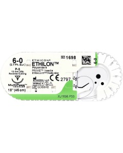 ETHILON schwarz Monofil 45cm 5-0 C2