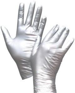 FANCY SILVER Nitrilhandschuhe XL