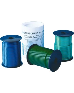 S-U-Wachsdraht M-hart grün D4,0mm